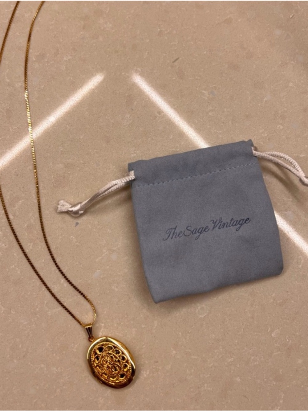 Sage the vintage locket